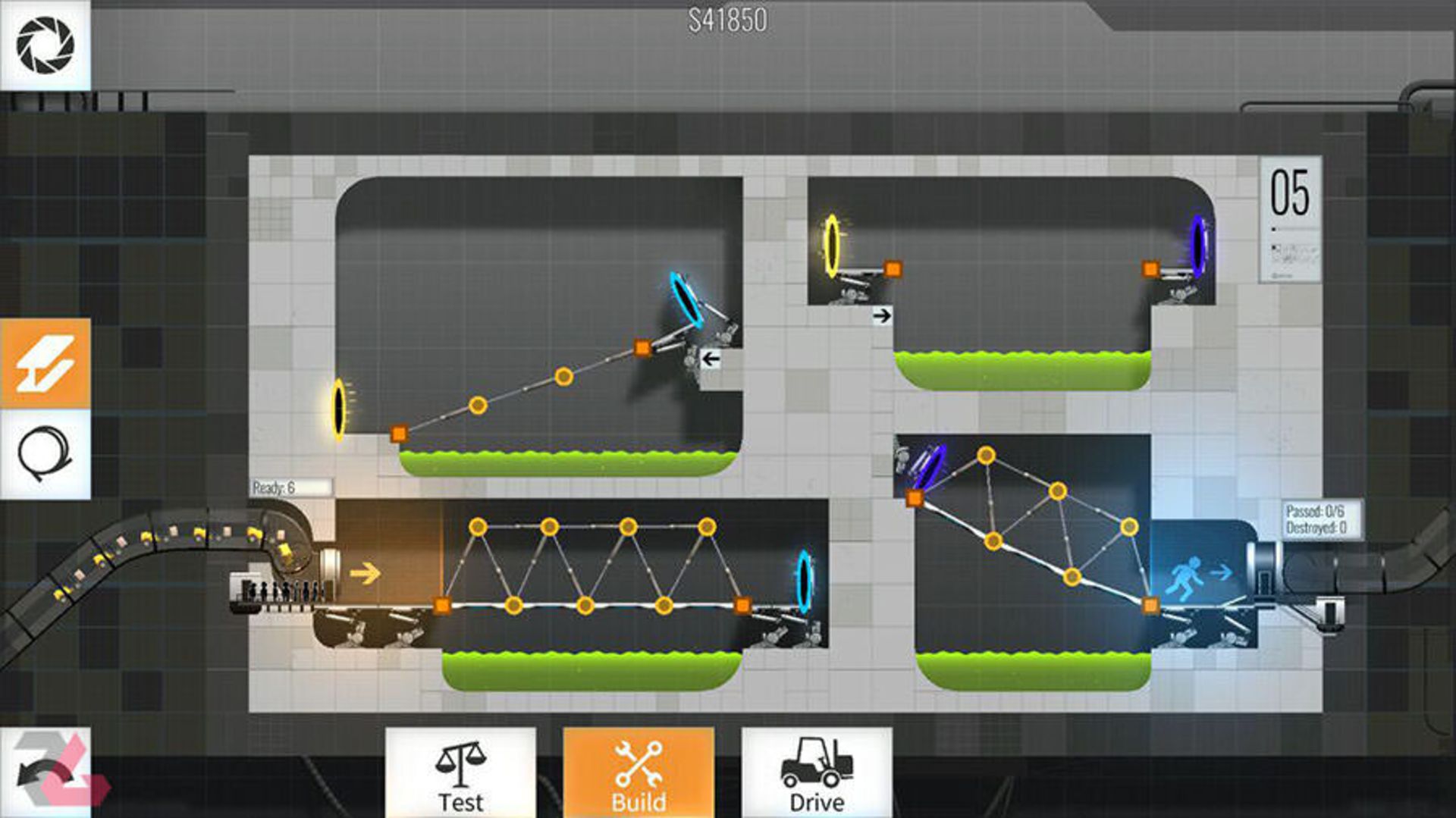 بازی اندروید و آیفون Bridge Constructor Portal