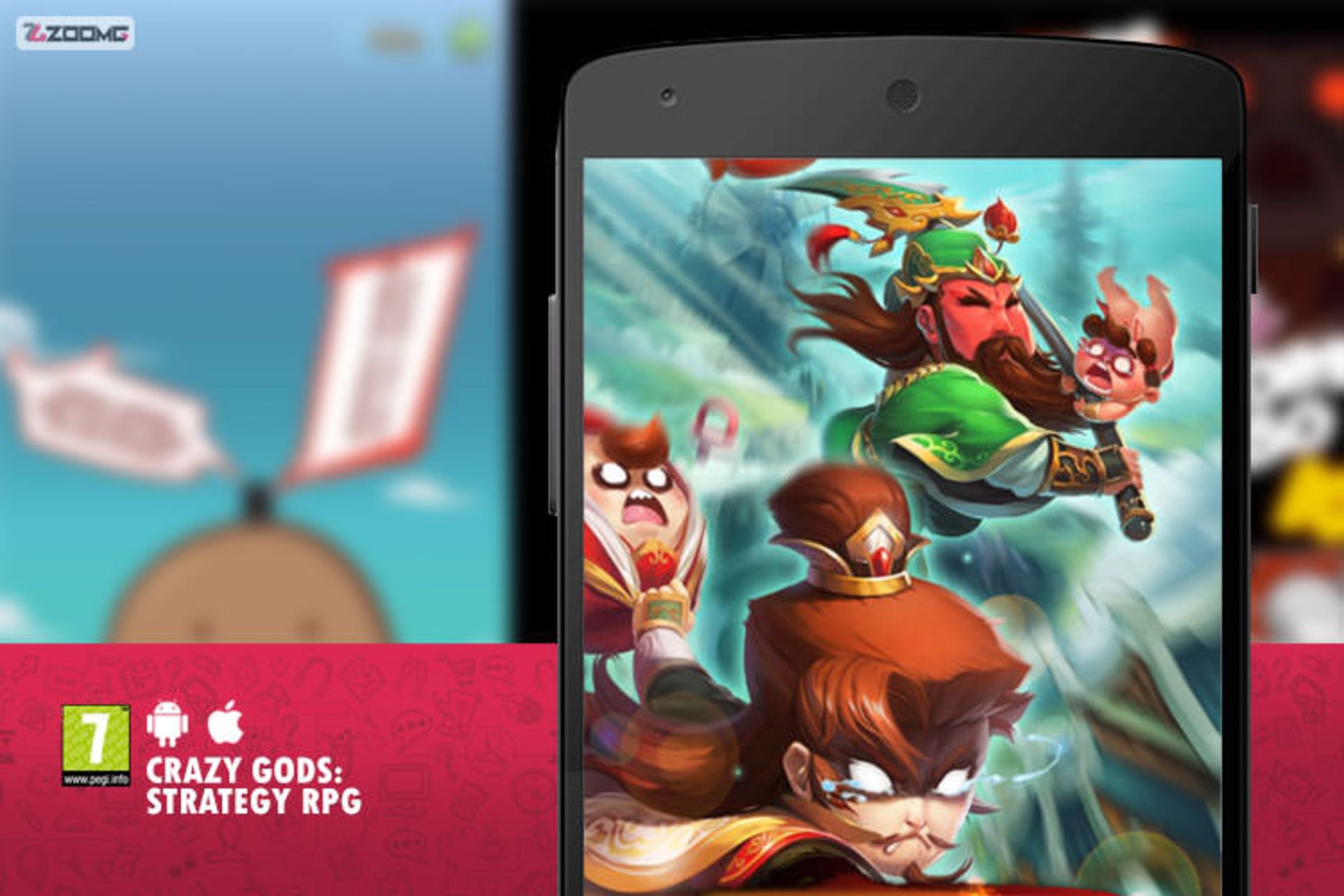 بازی موبایل Crazy Gods: Strategy RPG
