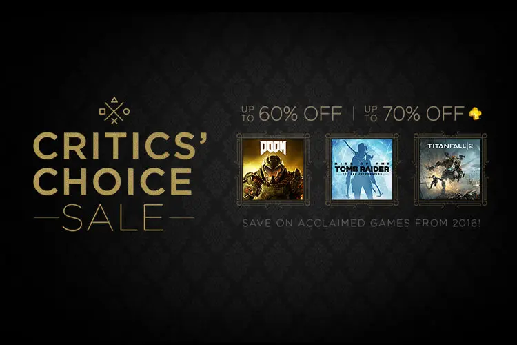 Critics' Choice Sales Playstation Store Deals