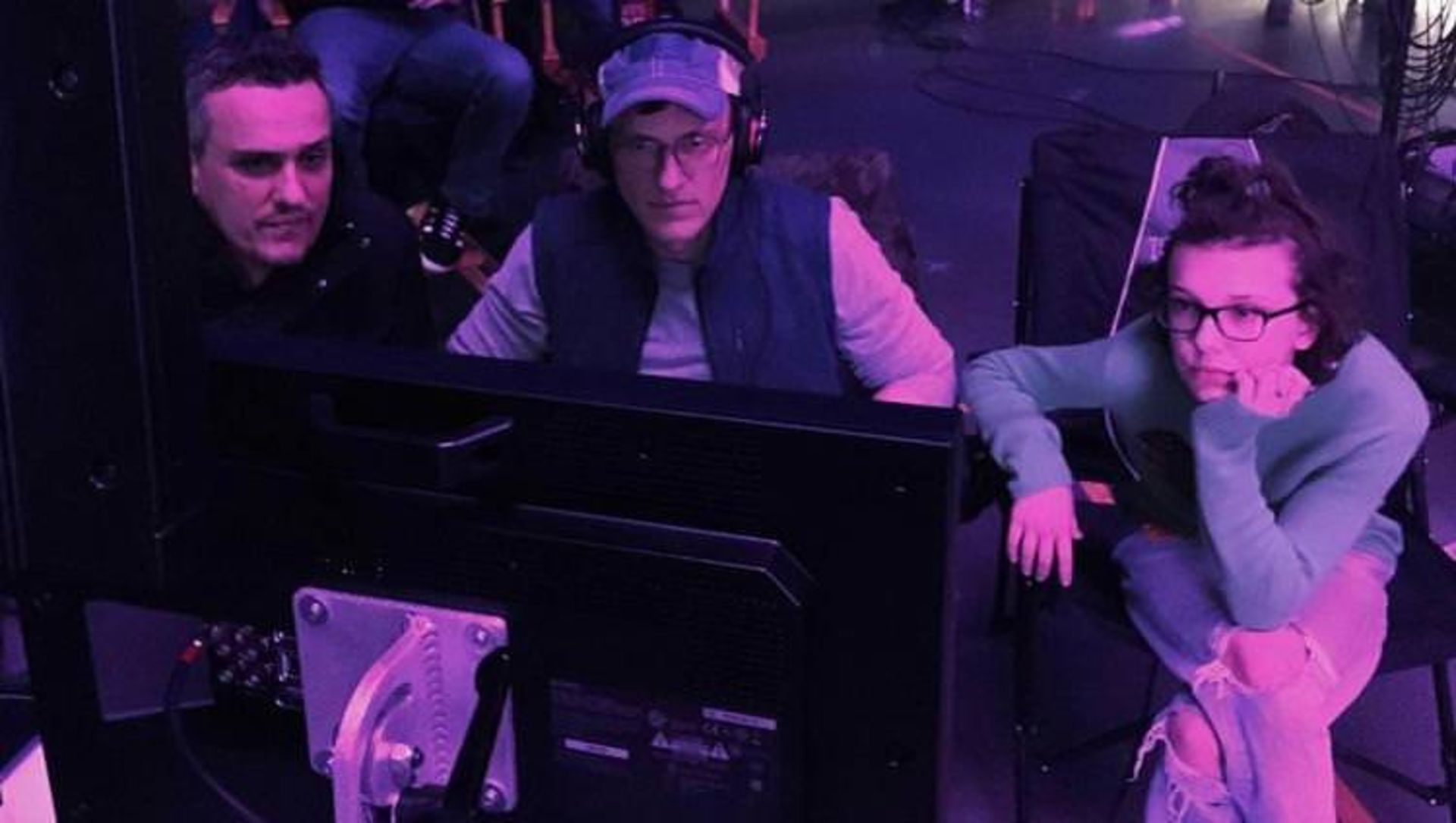 Millie Bobby Brown in Avengers: Infinity War BTS 