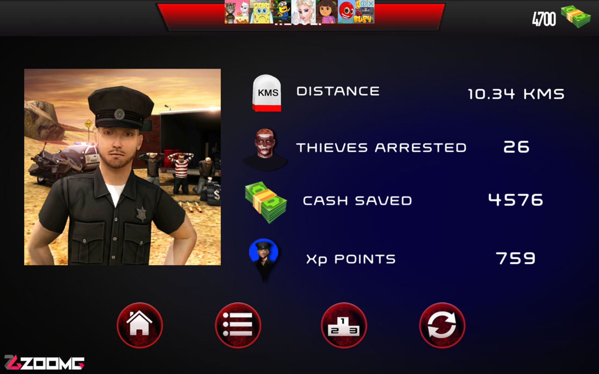 Police vs Thief MotoAttack ZoomG