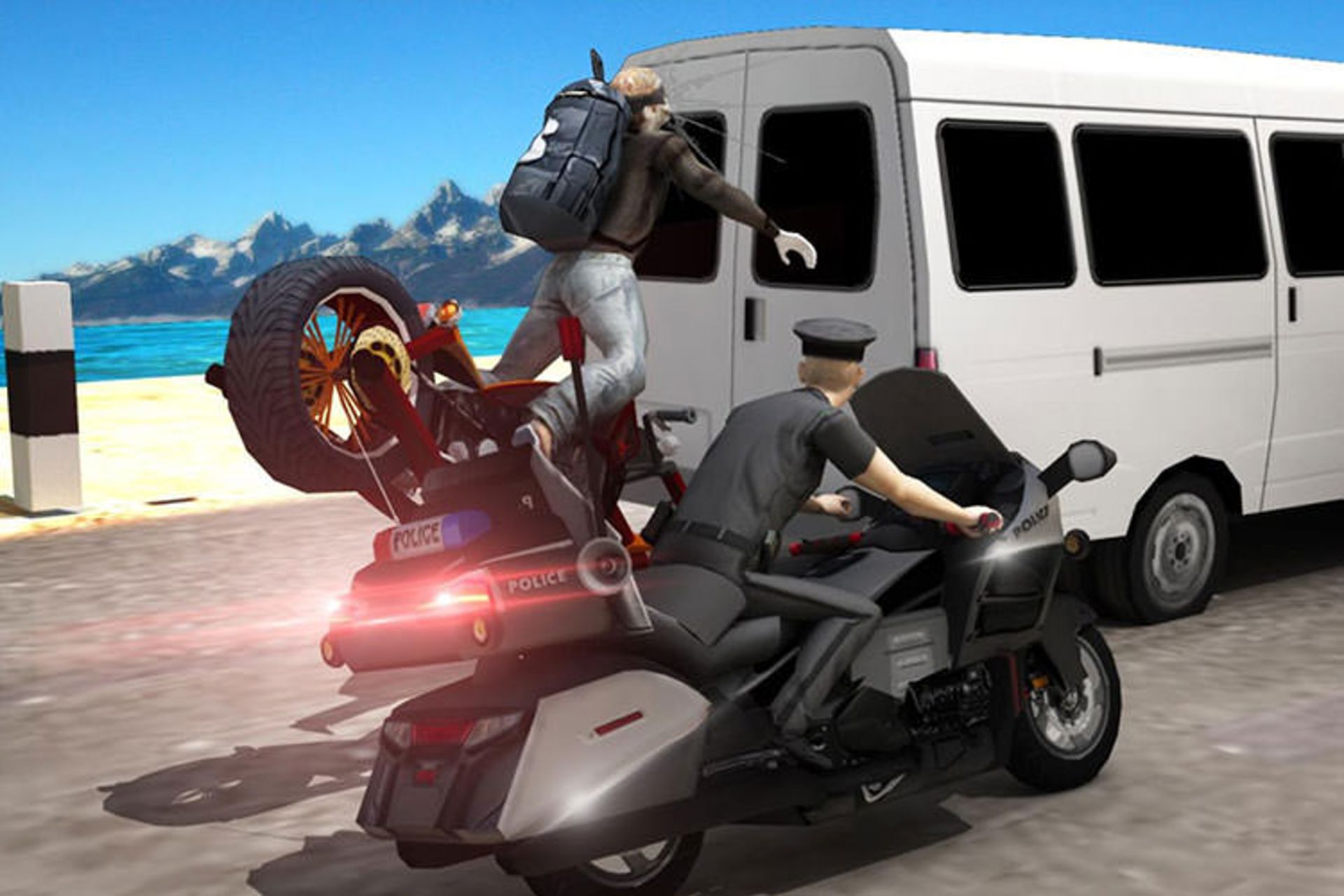 Police vs Thief MotoAttack