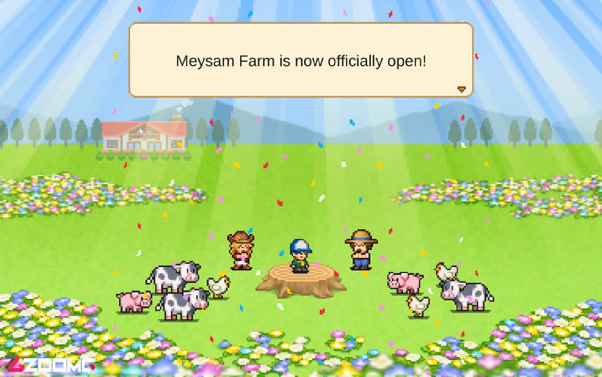 بازی 8 Bit Farm Zoomg