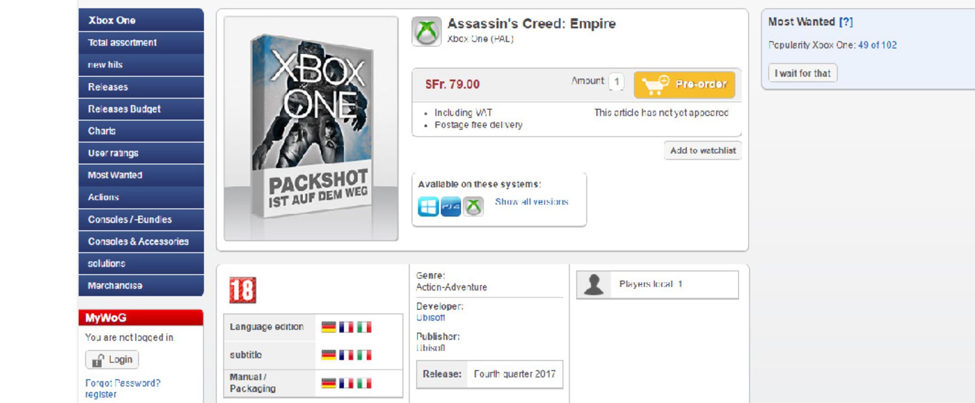 Assassin's Creed Empire
