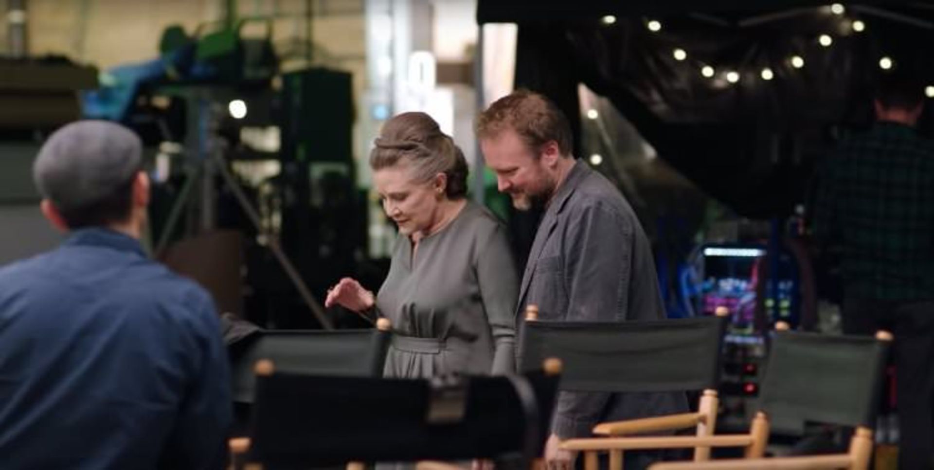 Carrie Fisher in Star Wars: The Last Jedi