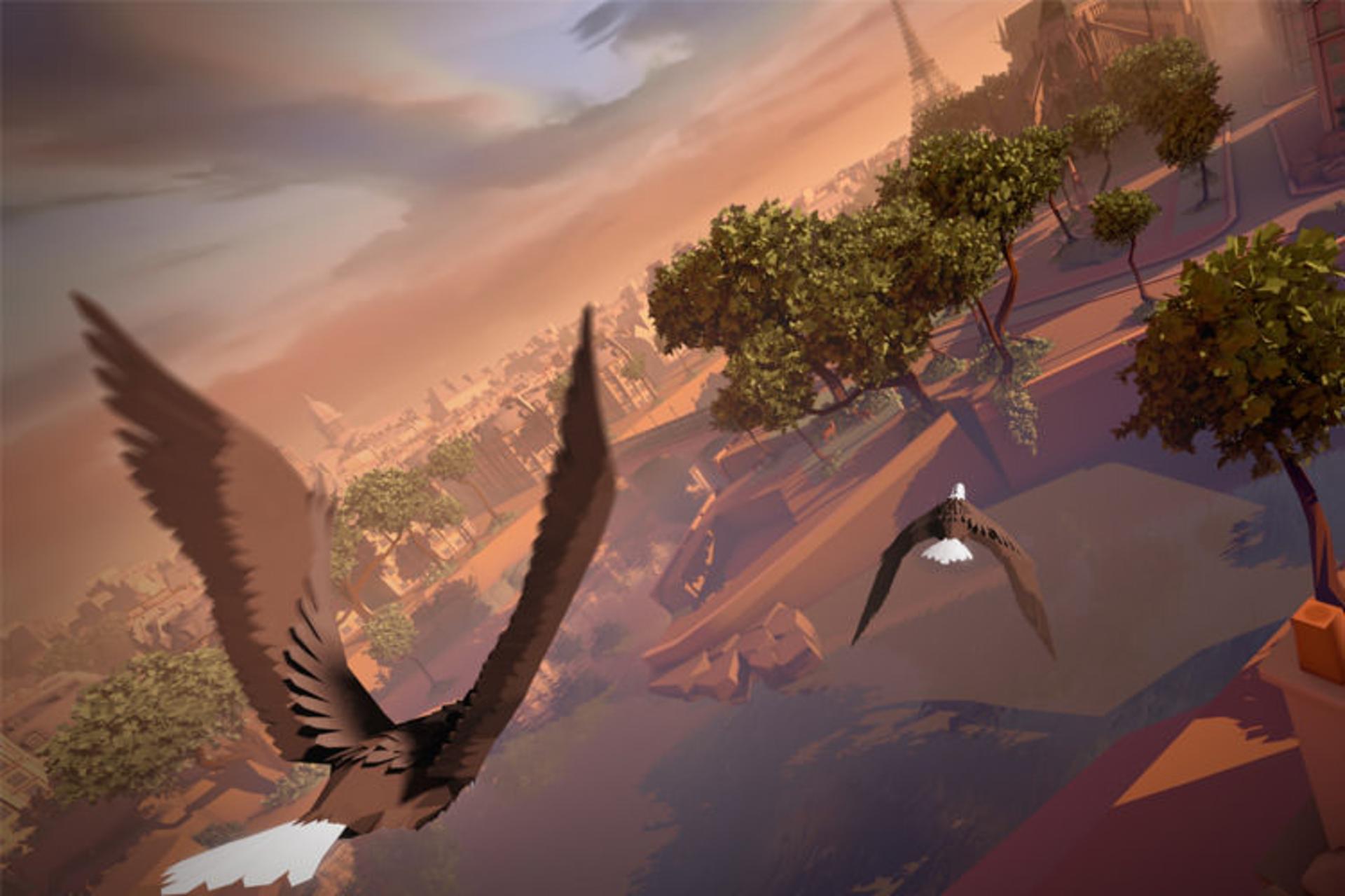 eagle flight
