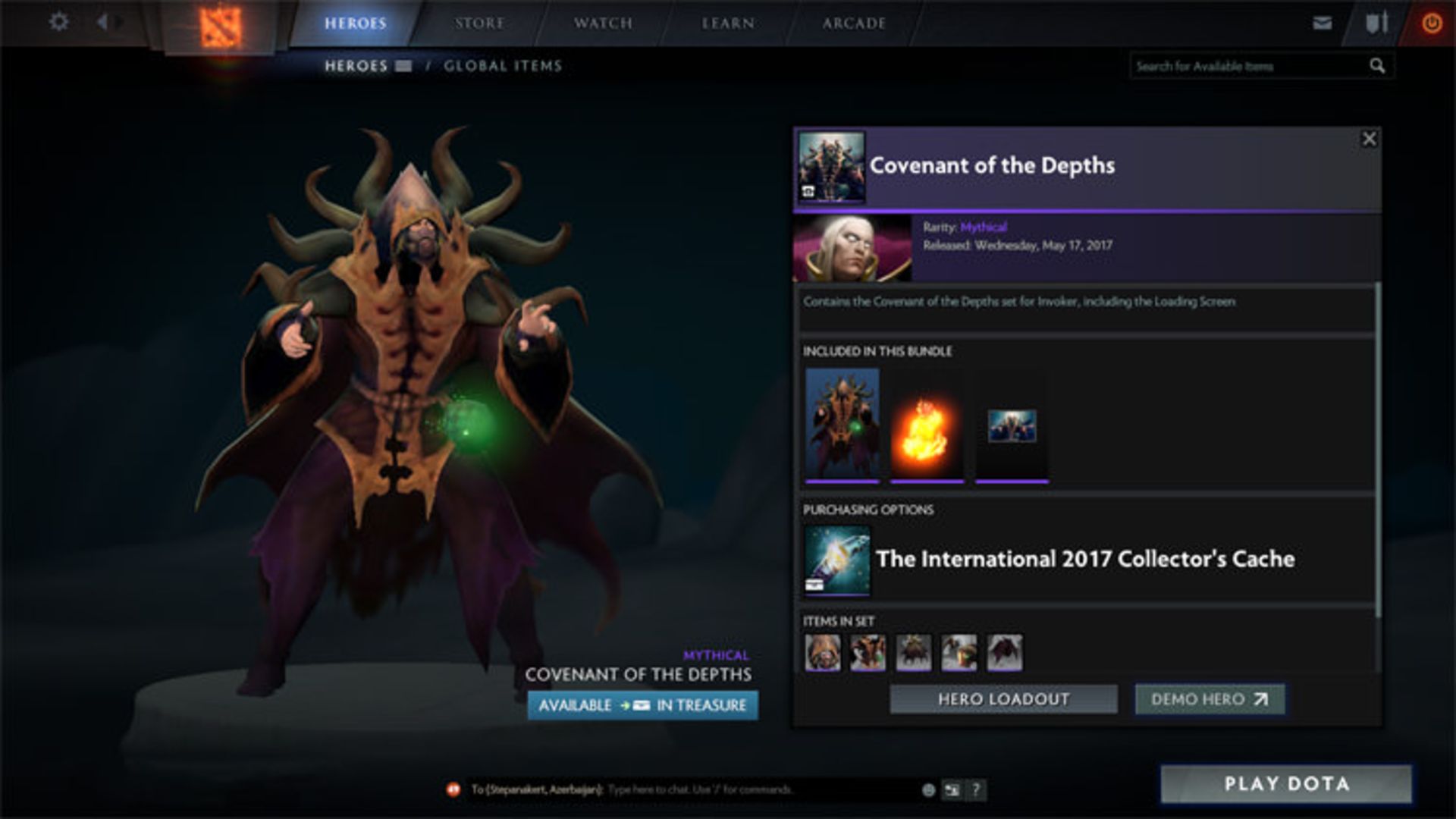 The International 2017 Collector’s Cache