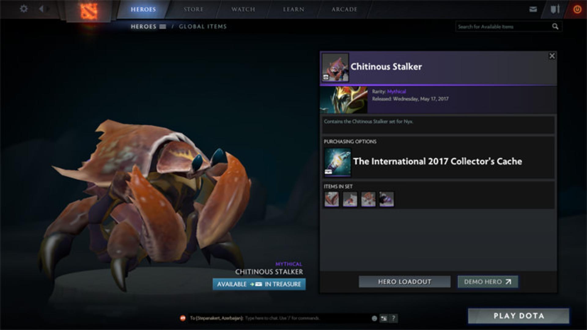 The International 2017 Collector’s Cache