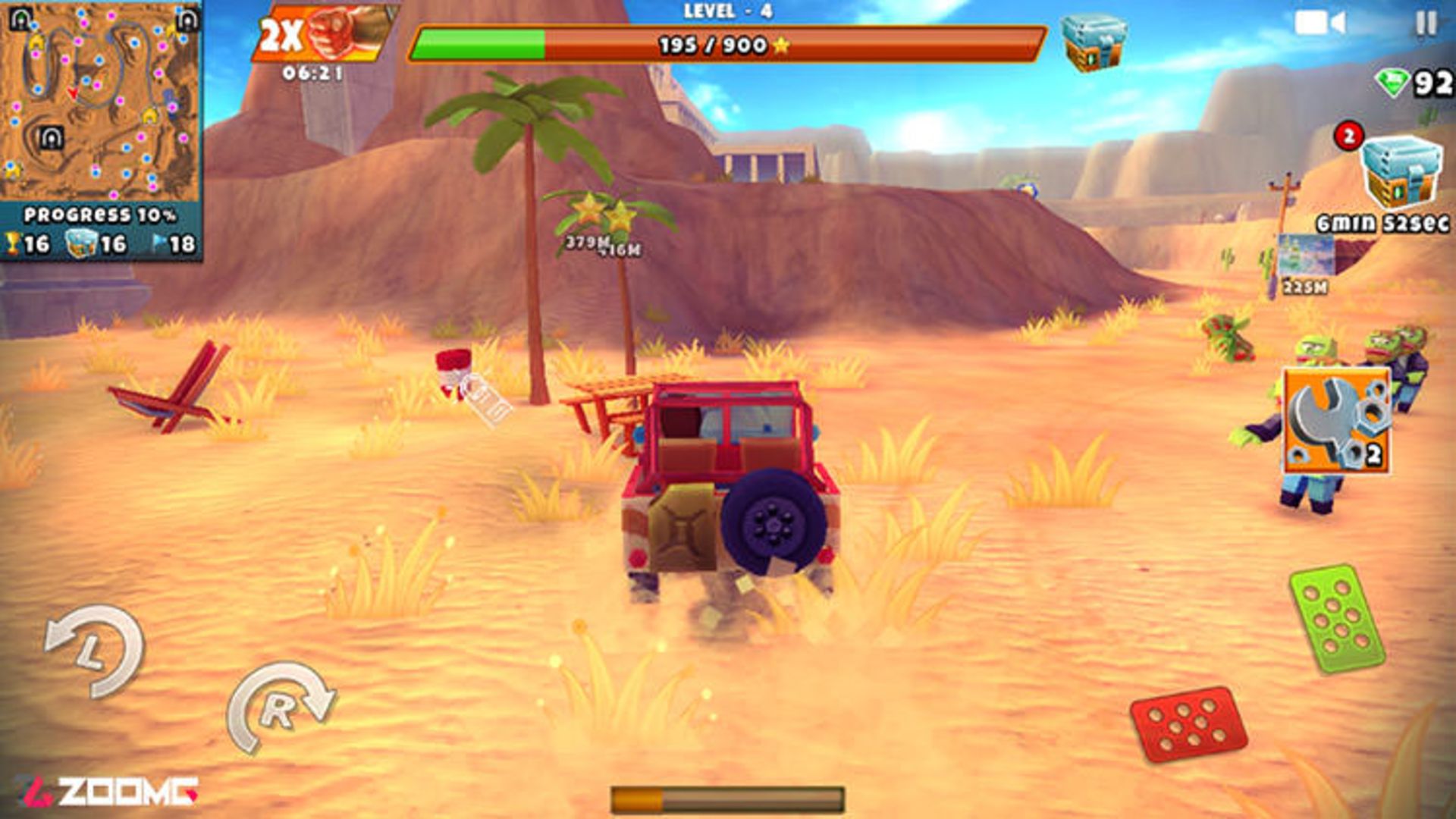 بازی Zombie Offroad Safari