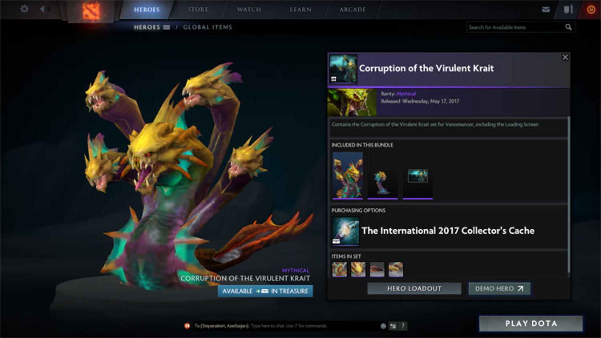 The International 2017 Collector’s Cache