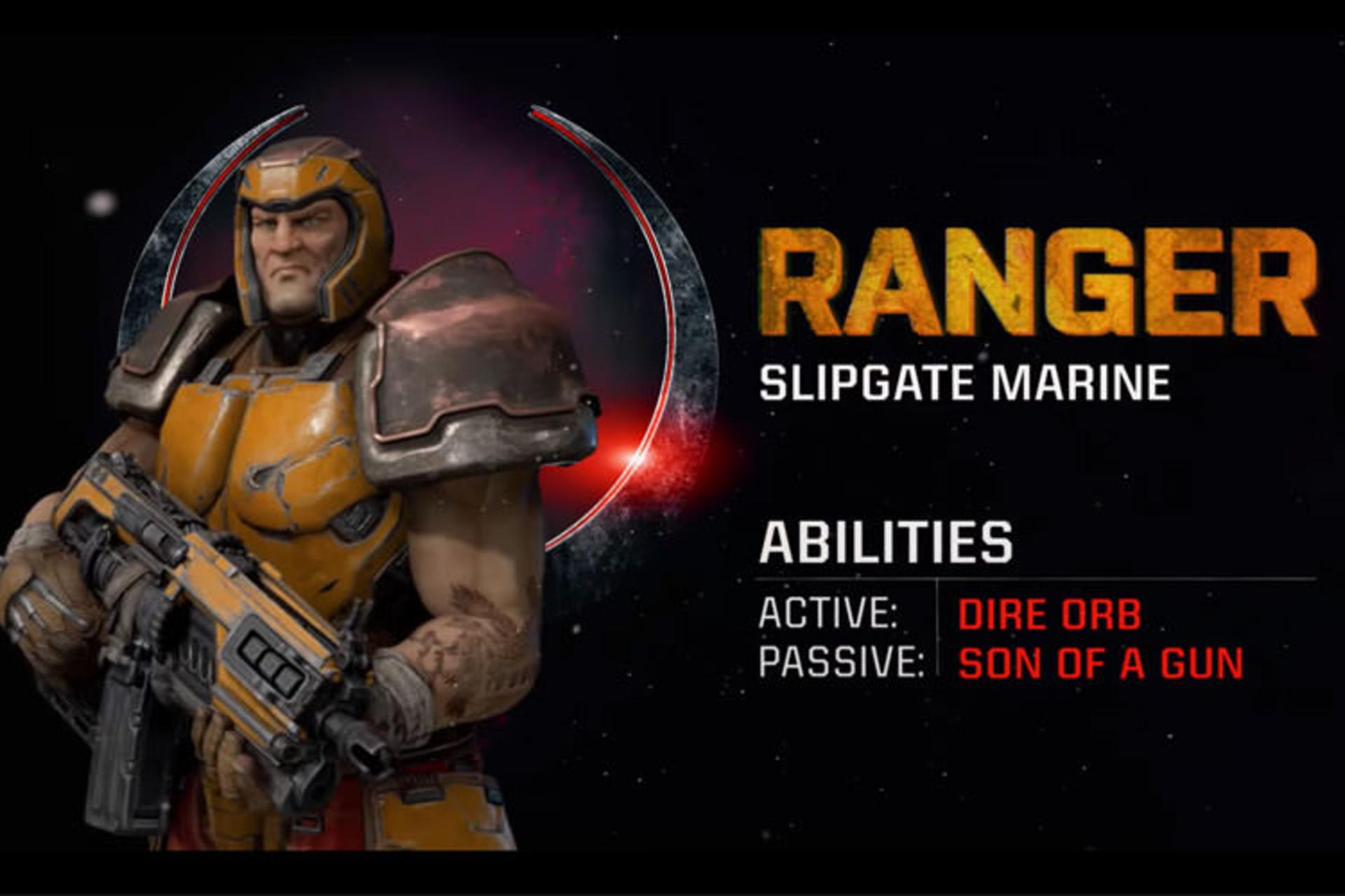شخصیت Ranger بازی Quake Champions
