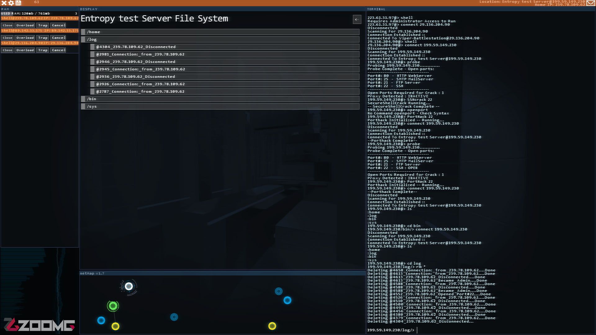 بررسی بازی Hacknet