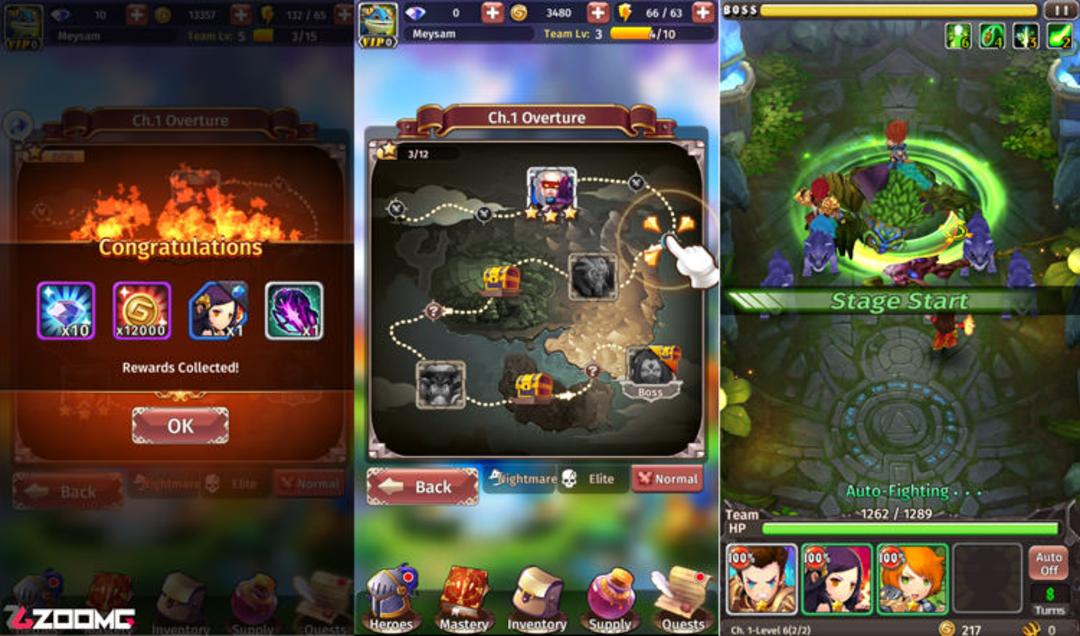بازی Hyper Heroes: Marble-Like RPG 