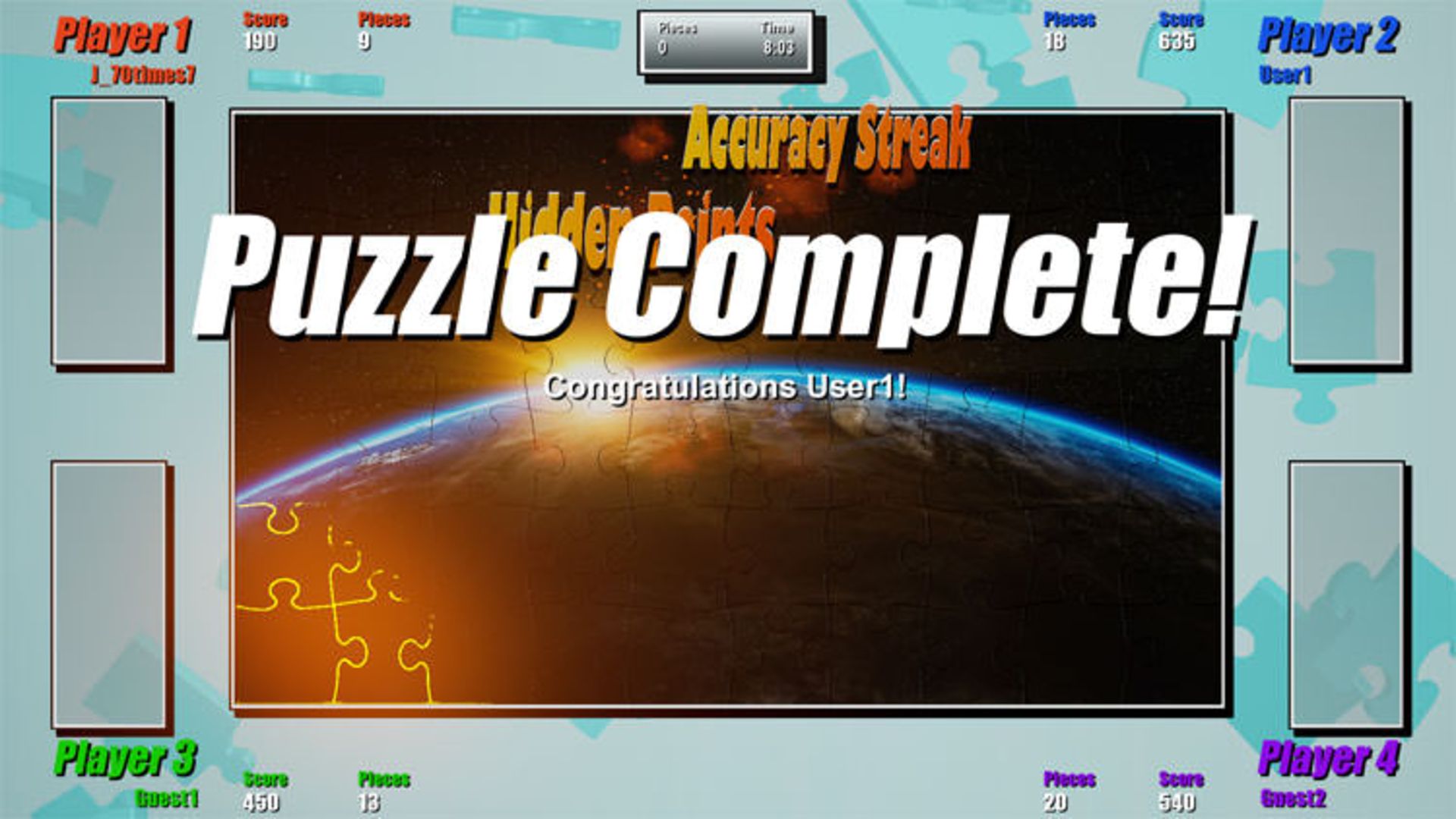 Puzzle Showdown 4K 
