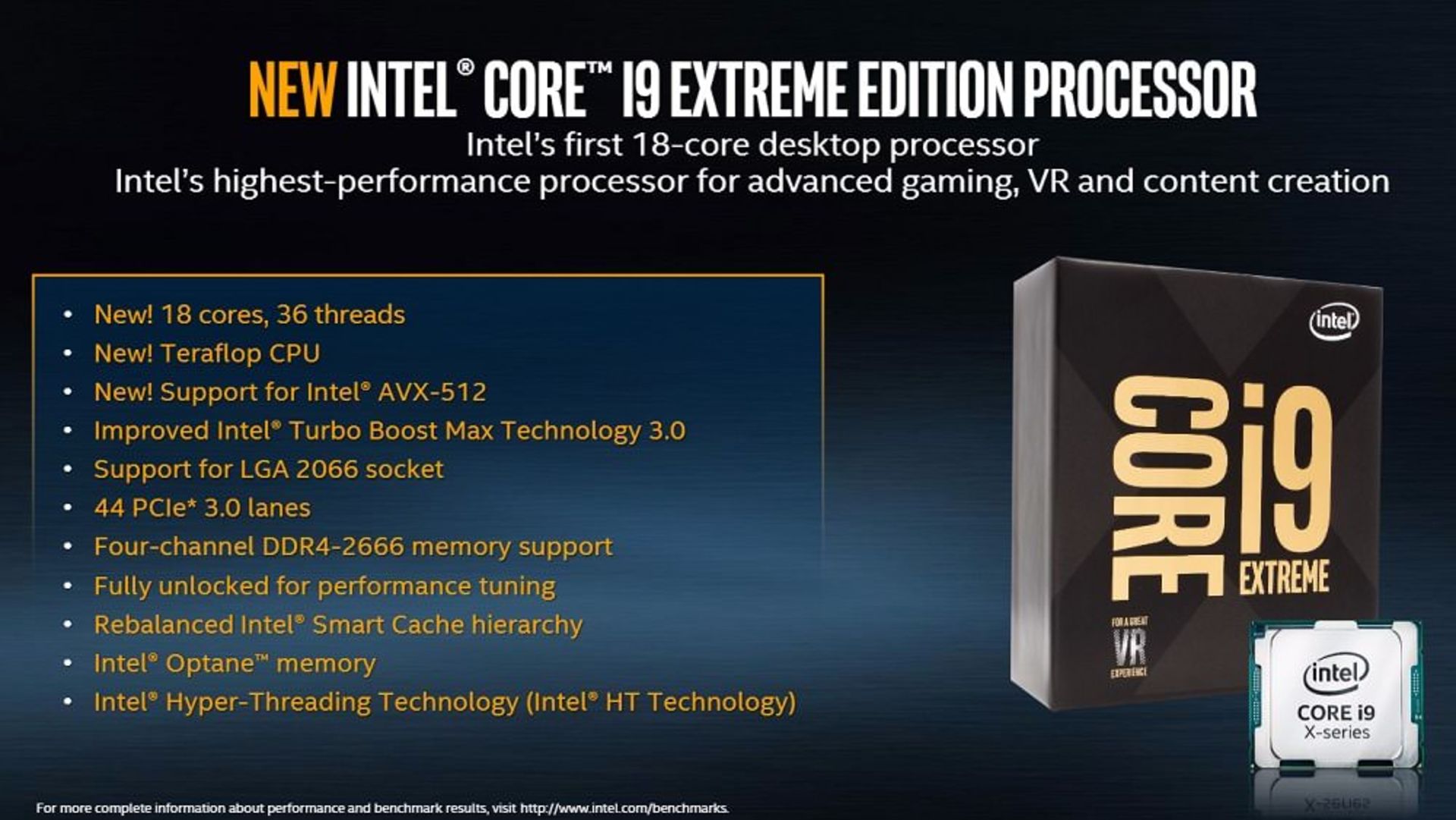 Intel Core i9 and X-Series CPUs