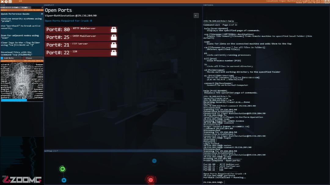 بررسی بازی Hacknet