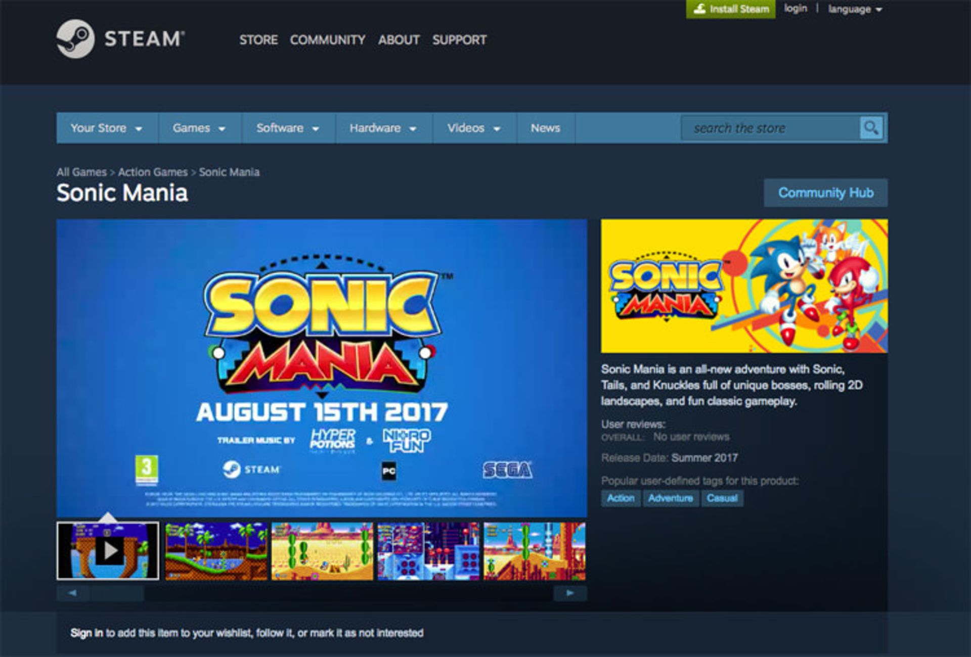 Sonic Mania