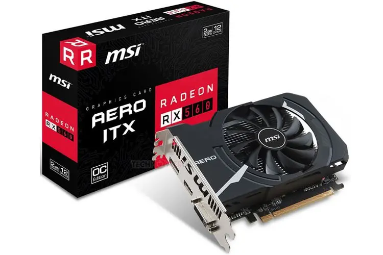MSI Radeon RX 560 Aero ITX