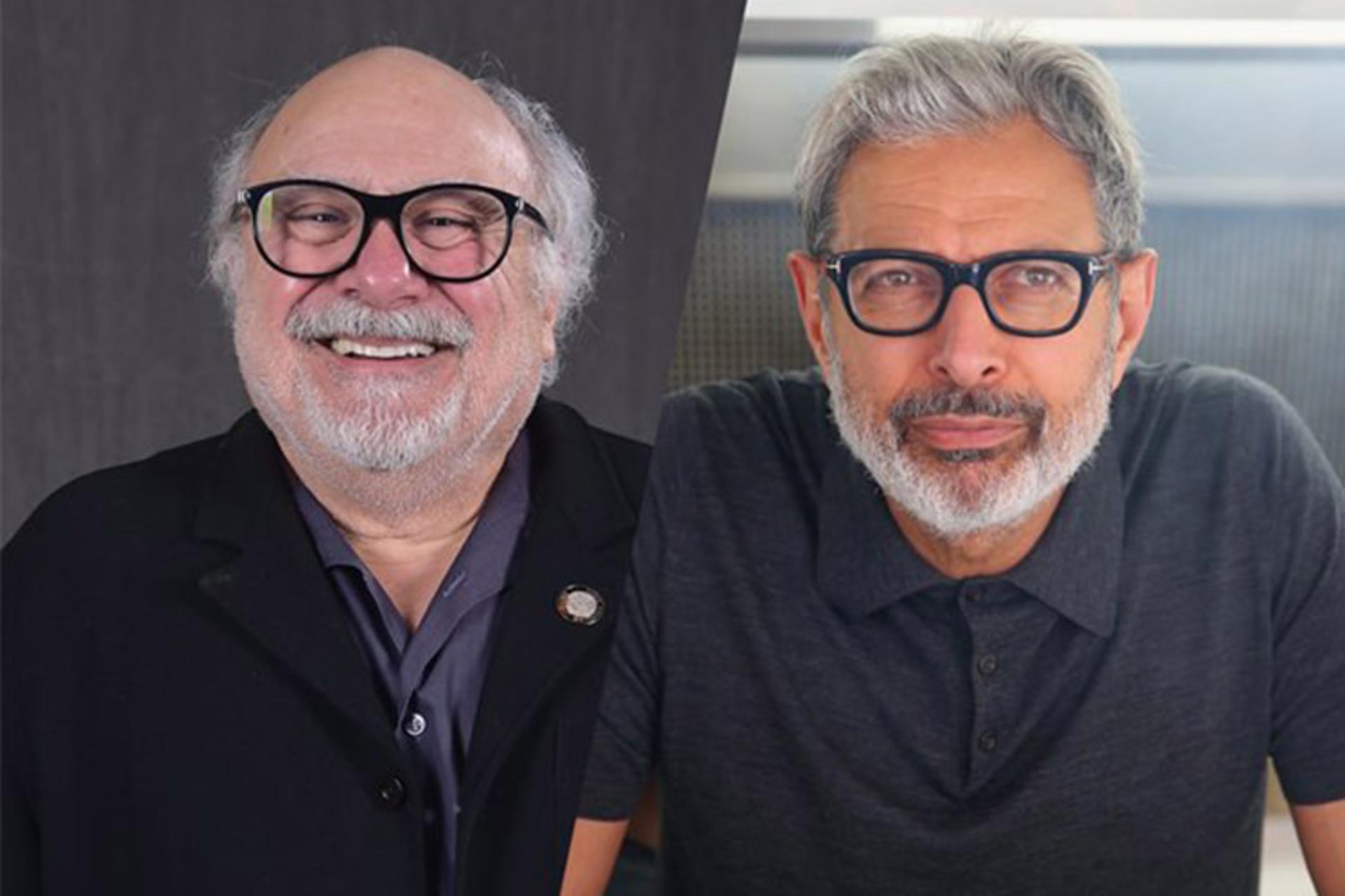 Danny DeVito and Jeff Goldblum