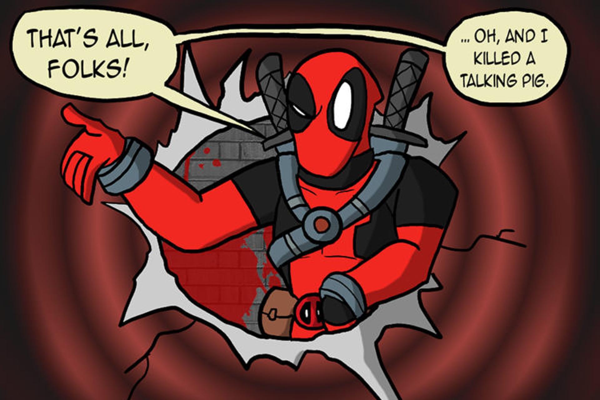 مجسمه اکشن فیگور Deadpool: Breaking the Fourth Wall