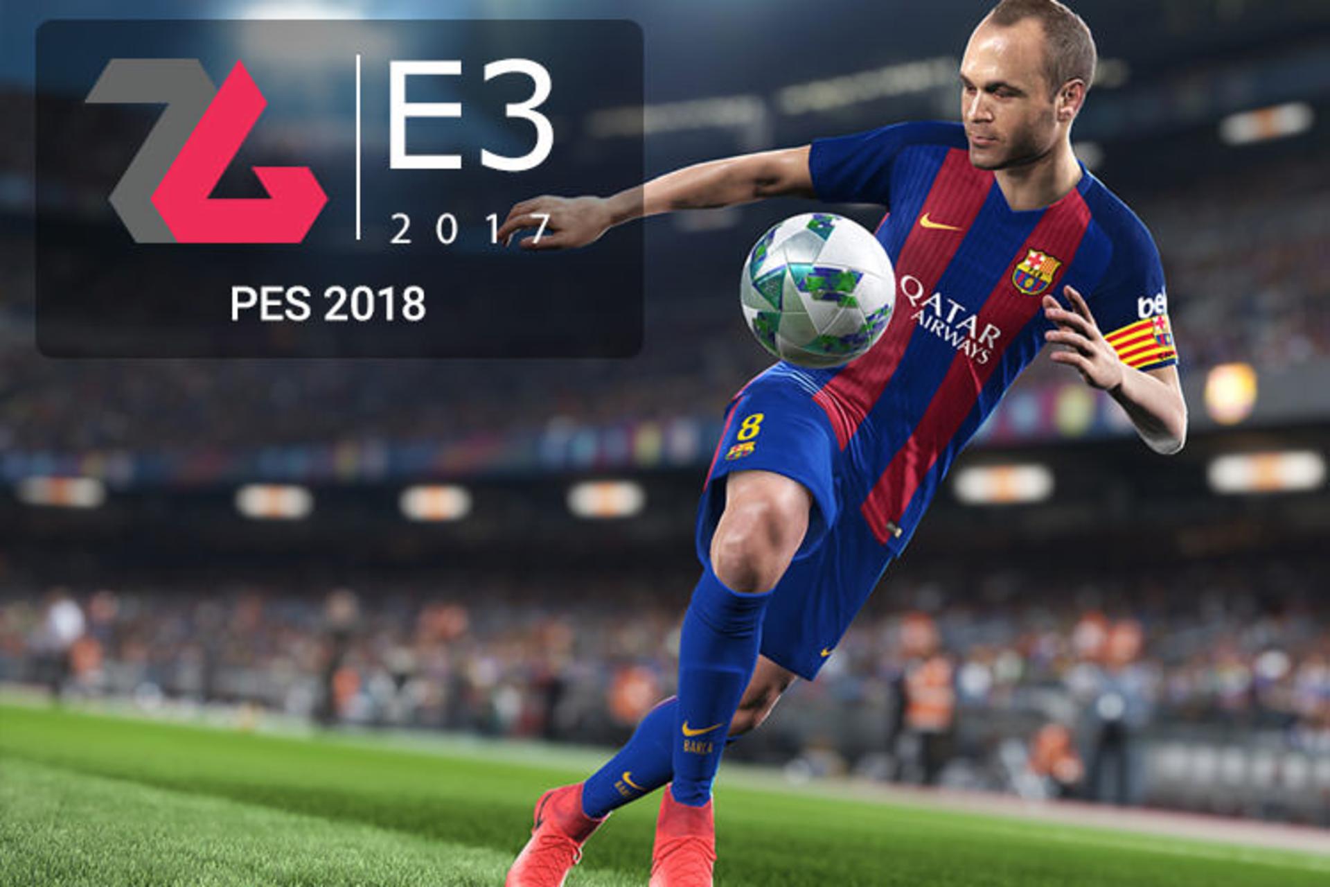 PES 2018 در مسیر E3 2017