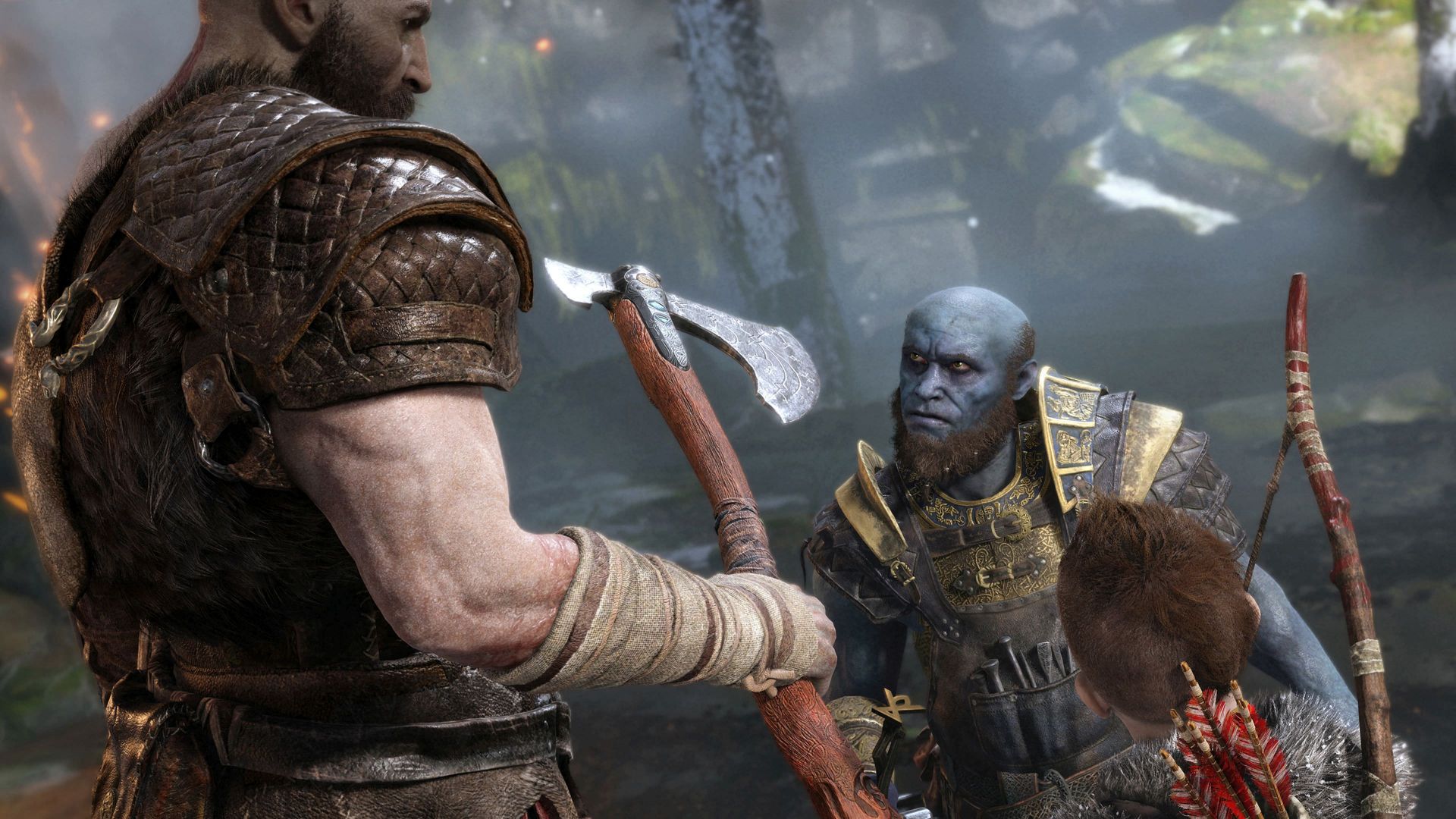 بازی جدید God of War 4K Screenshot