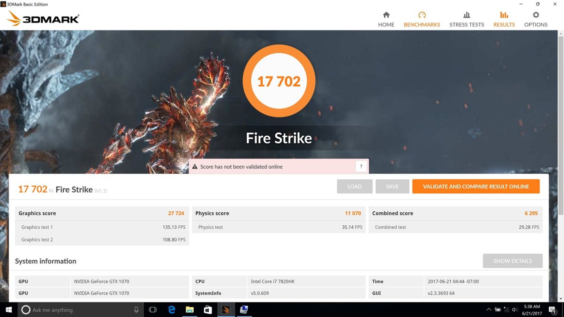 3Dmark Fire Strike 