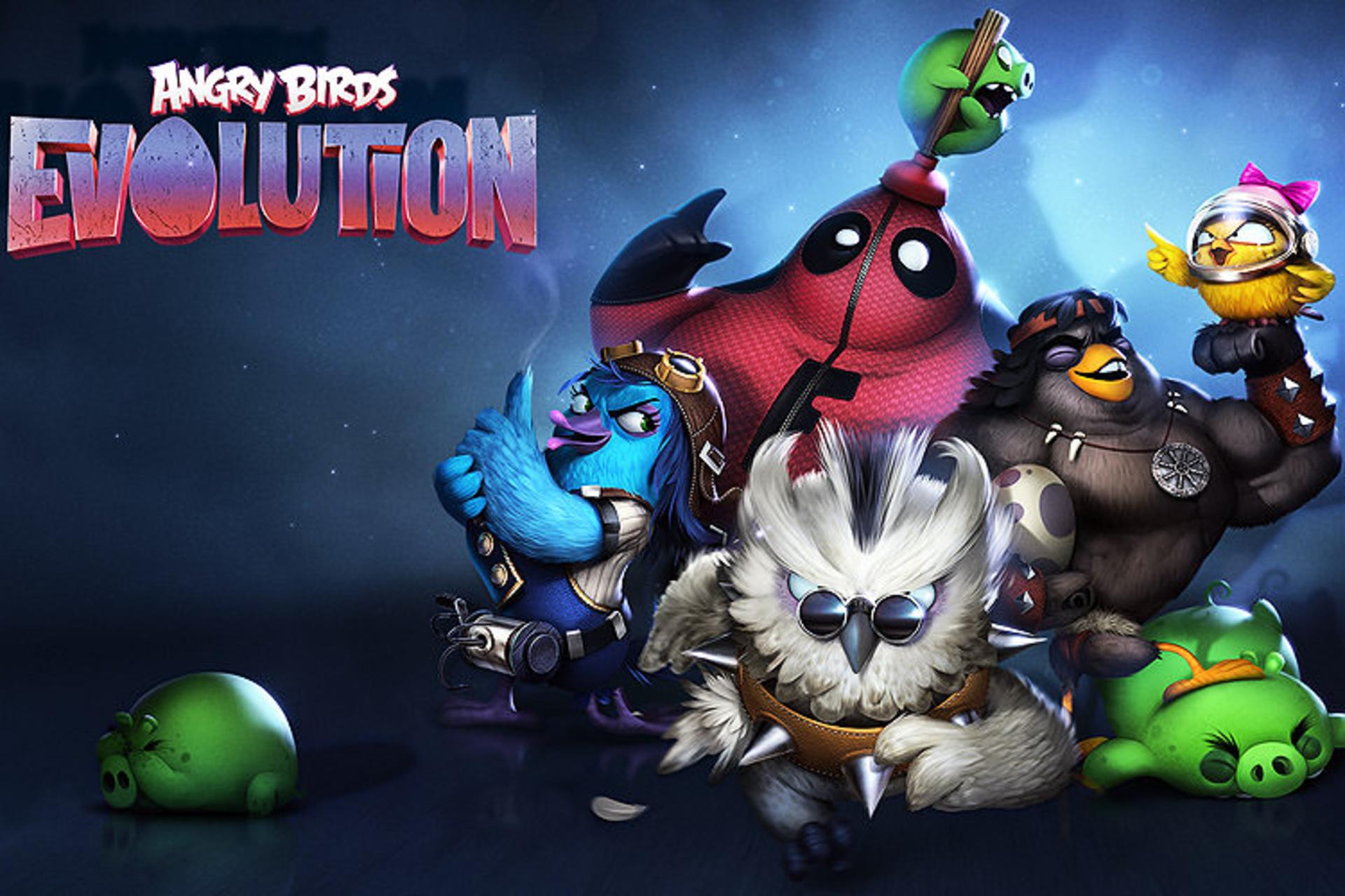 بازی موبایل Angry Birds Evolution
