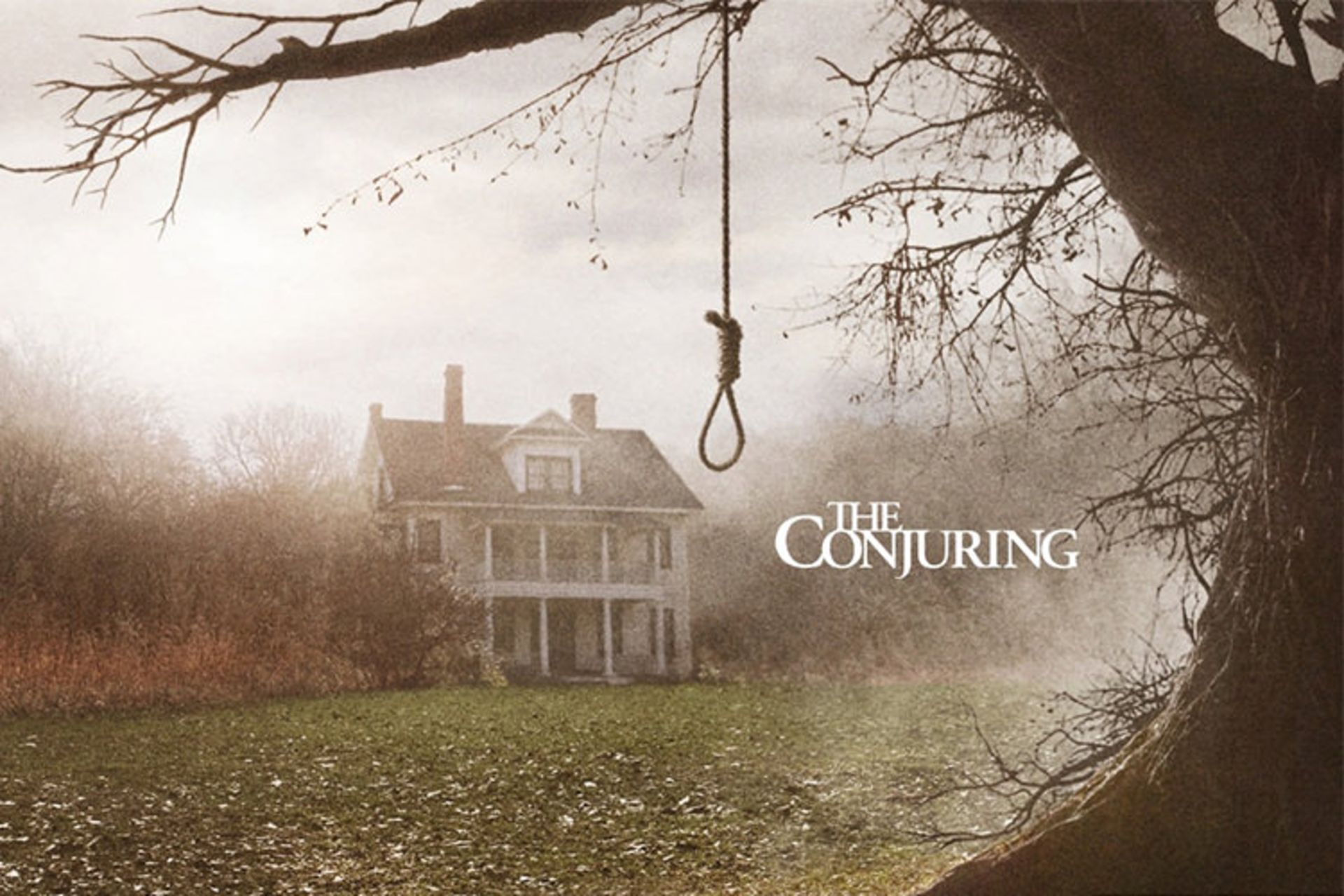  یک درخت و یک طناب دار آویزان از آن در فیلم The Conjuring