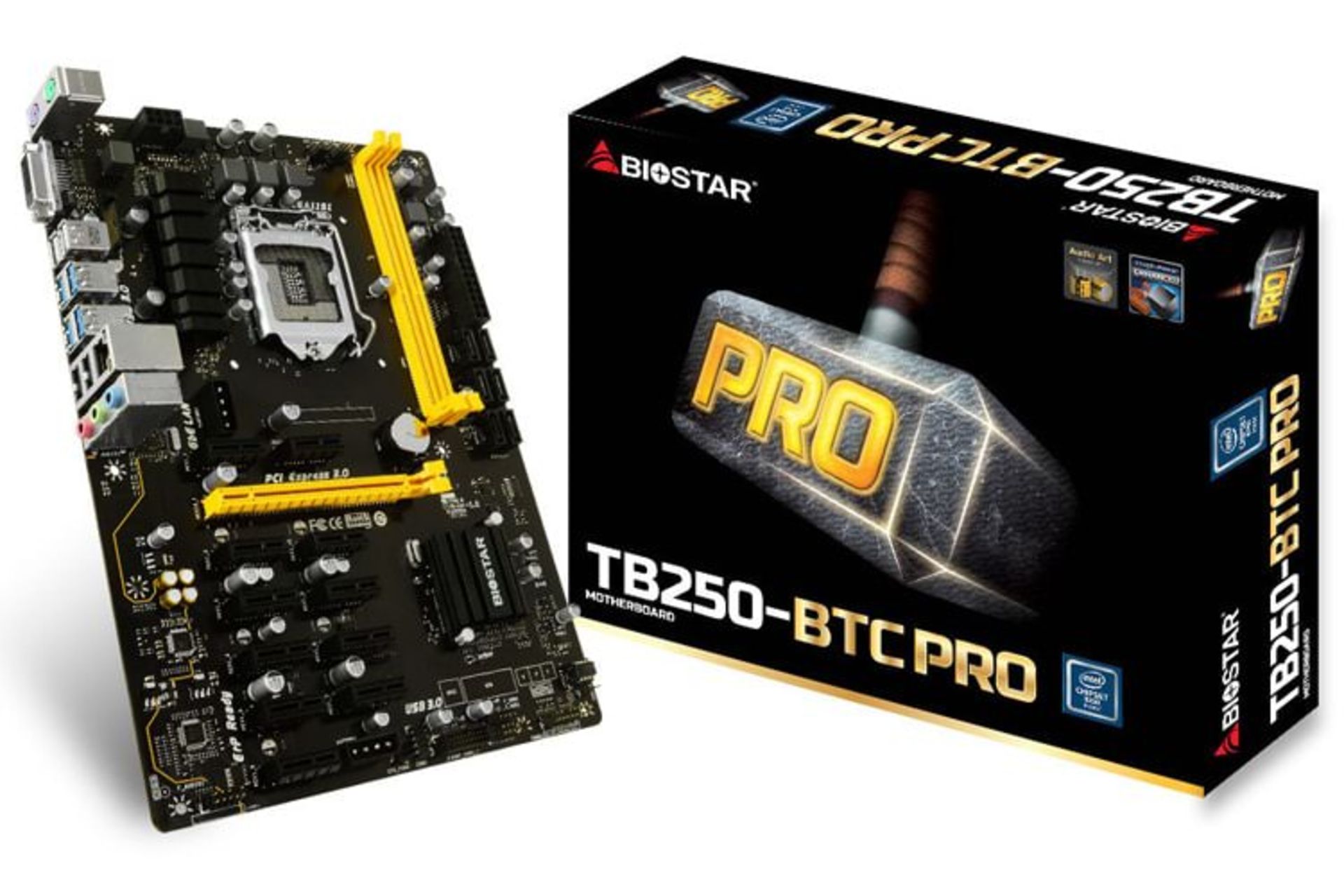 Biostar TB250-BTC PRO Mining Motherboard