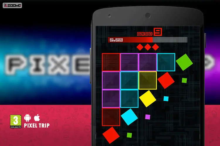 بازی موبایل Pixel Trip
