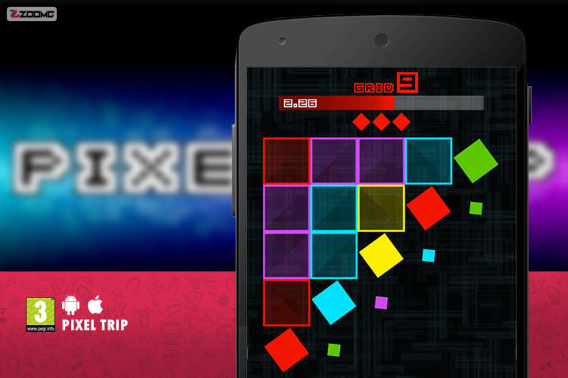 بازی موبایل Pixel Trip