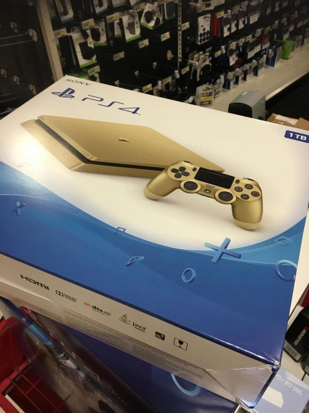 پلی استیشن 4 اسلیم طلایی /  playstation 4 slim gold