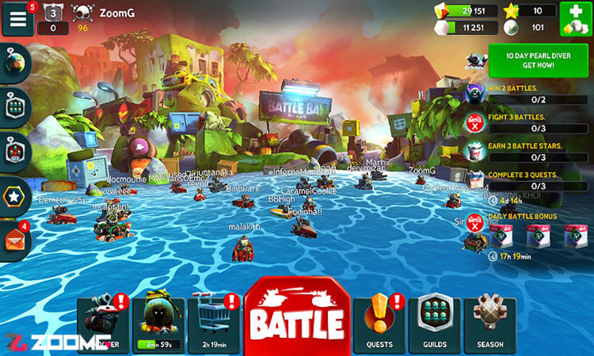 بازی Battle Bay