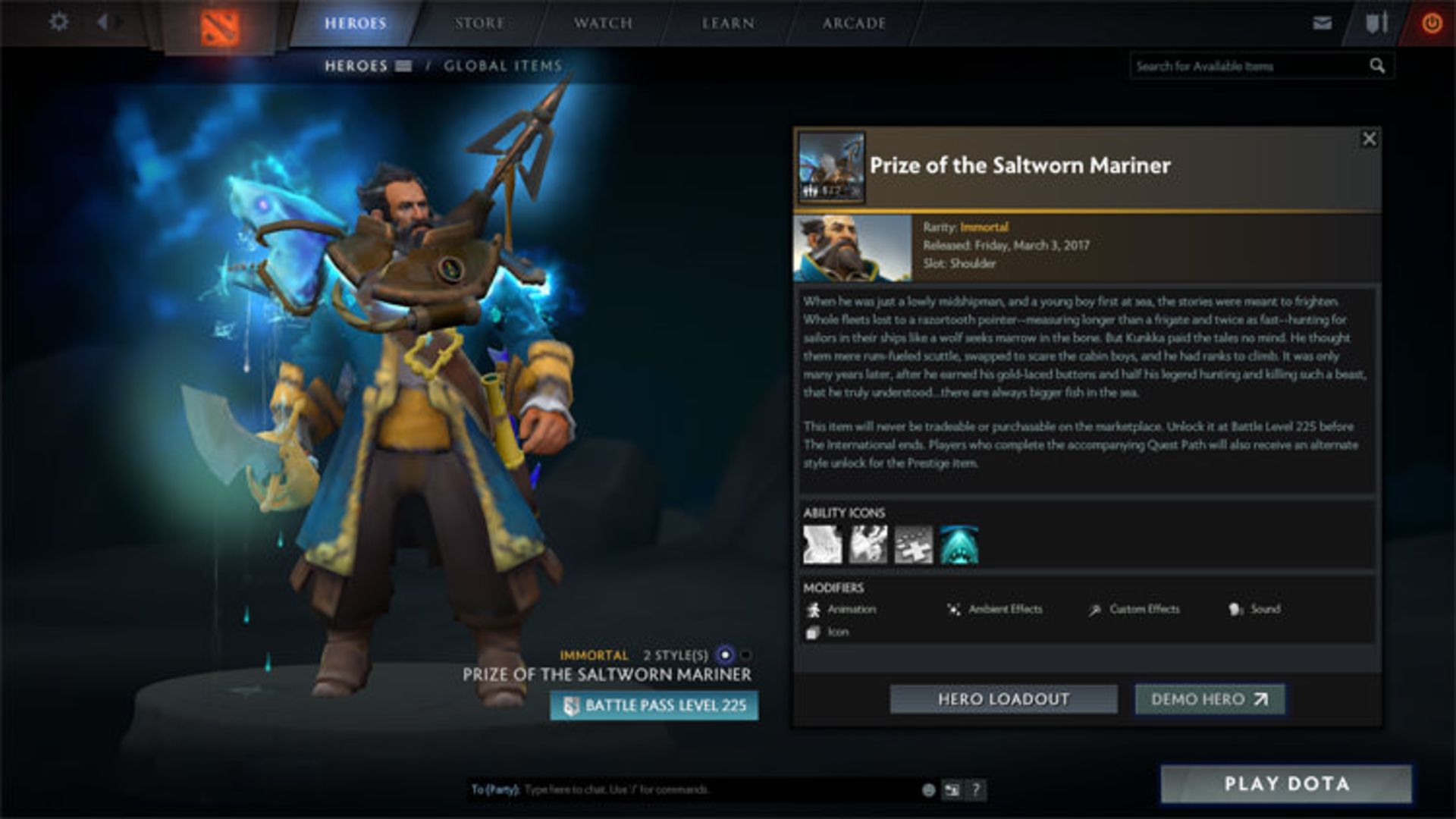 Kunkka Immortal - Dota 2