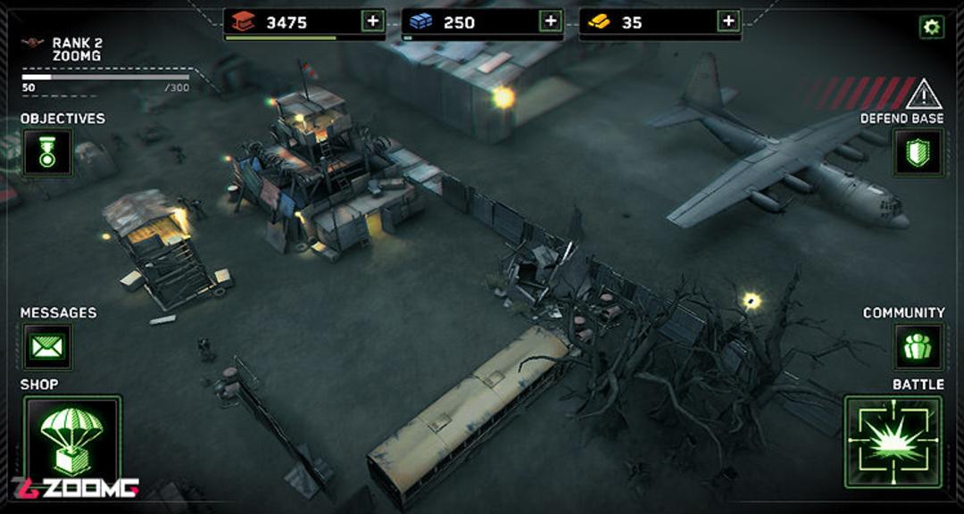 بازی موبایل Zombie Gunship Survival