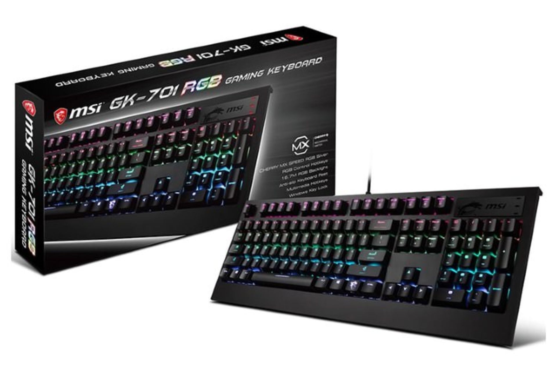 کیبورد گیمینگ MSI GK-701 RGB