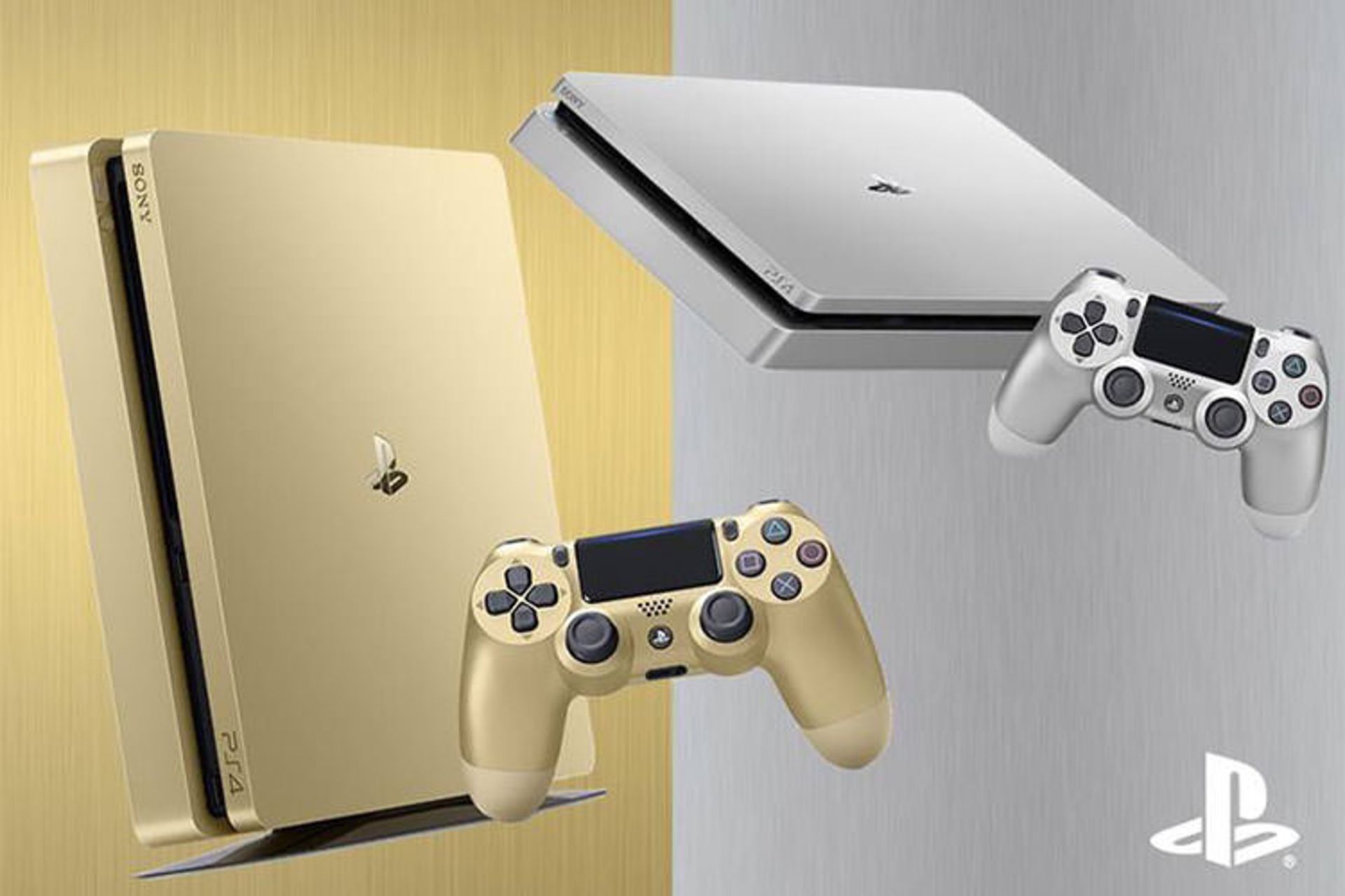 Limite Playstaion 4 Silver Gold