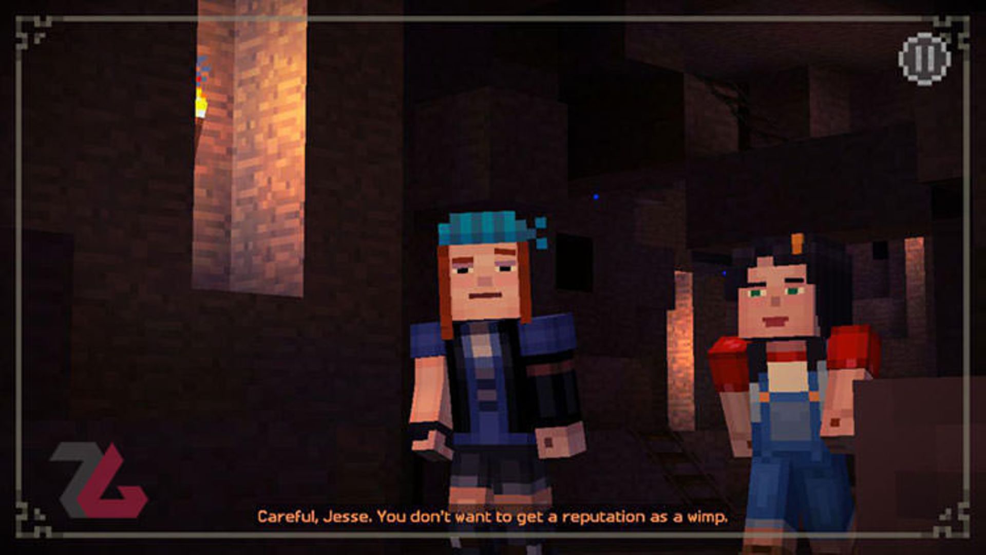 بازی موبایل Minecraft: Story Mode