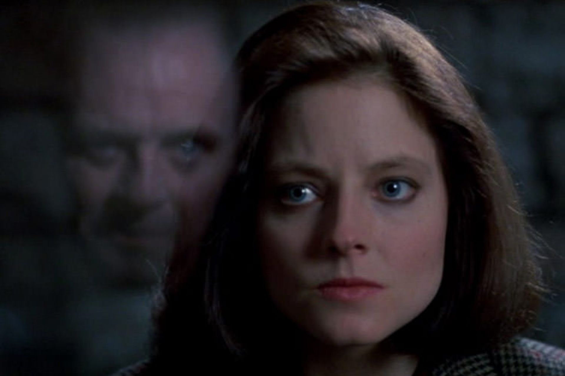 آنتونی هاپکینز و جودی فاستر در فیلم The Silence of the Lambs