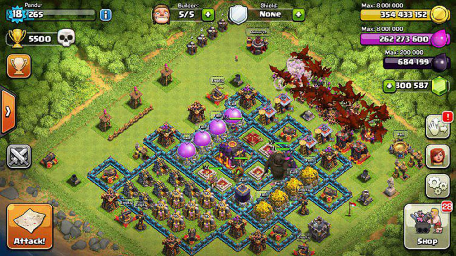 بازی موبایل Clash of Clans