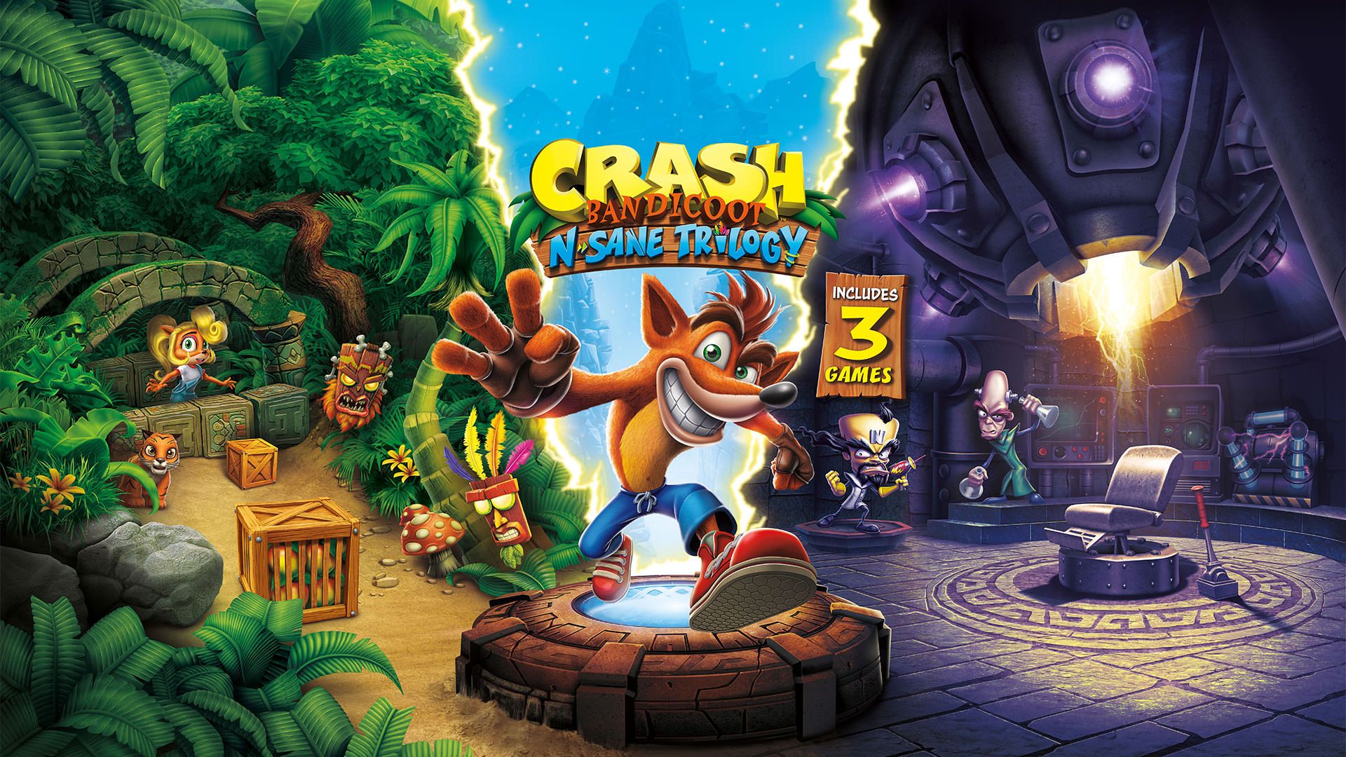 بازی Crash Bandicoot N. Sane Trilogy