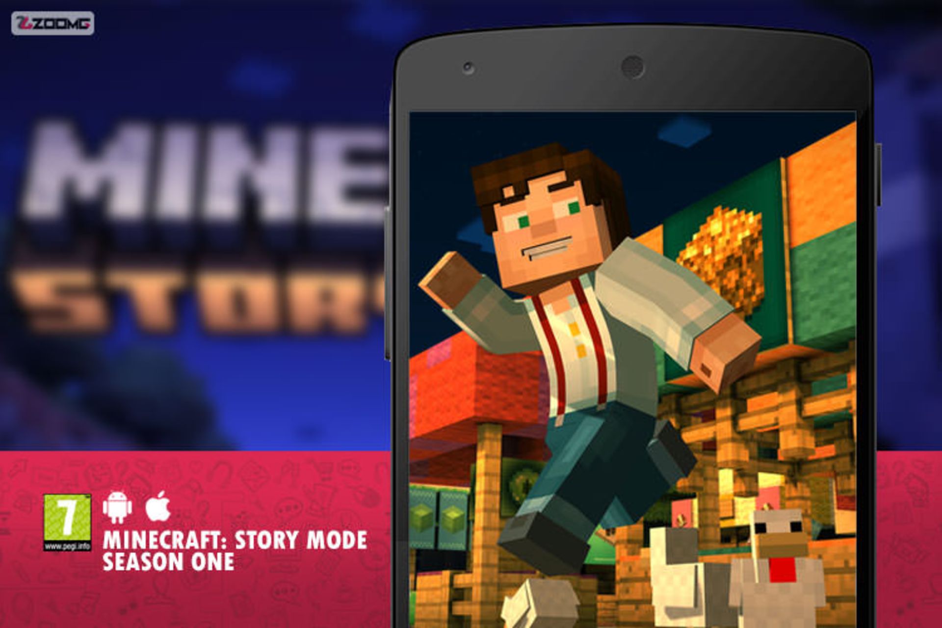 بازی موبایل Minecraft: Story Mode