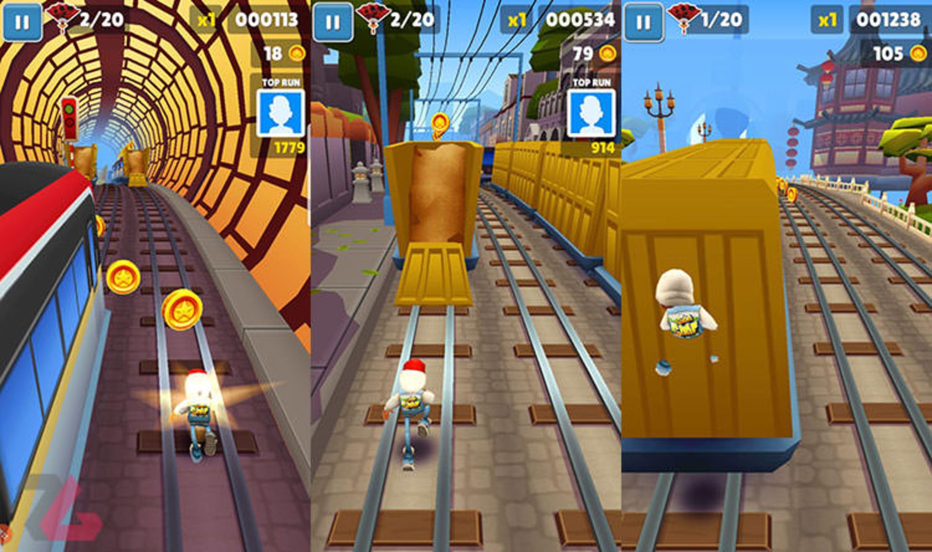 بازی موبایل Subway Surfers