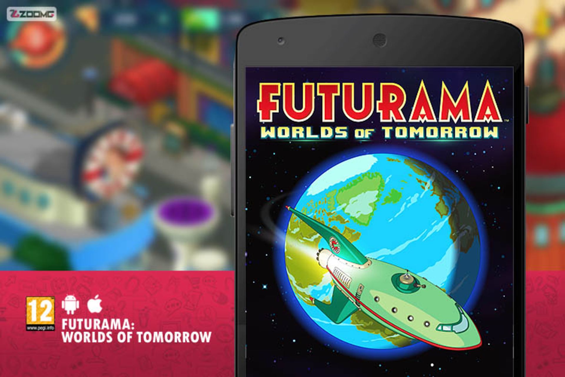 بازی موبایل Futurama: Worlds of Tomorrow