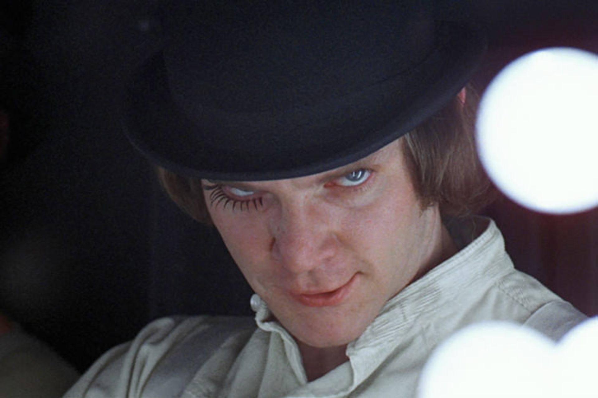 چهره شخصیت الکس در فیلم A Clockwork Orange