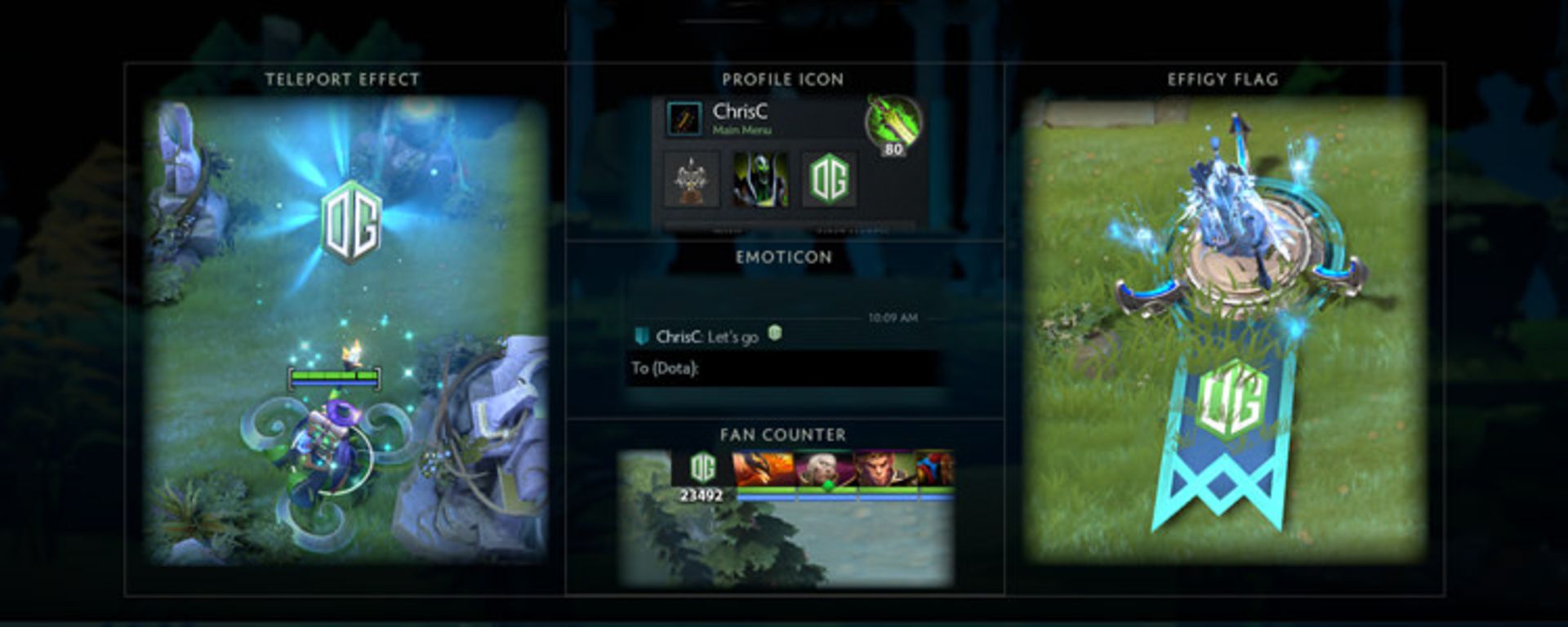 Dota 2 - Player Cards