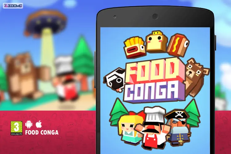بازی موبایل Food Conga
