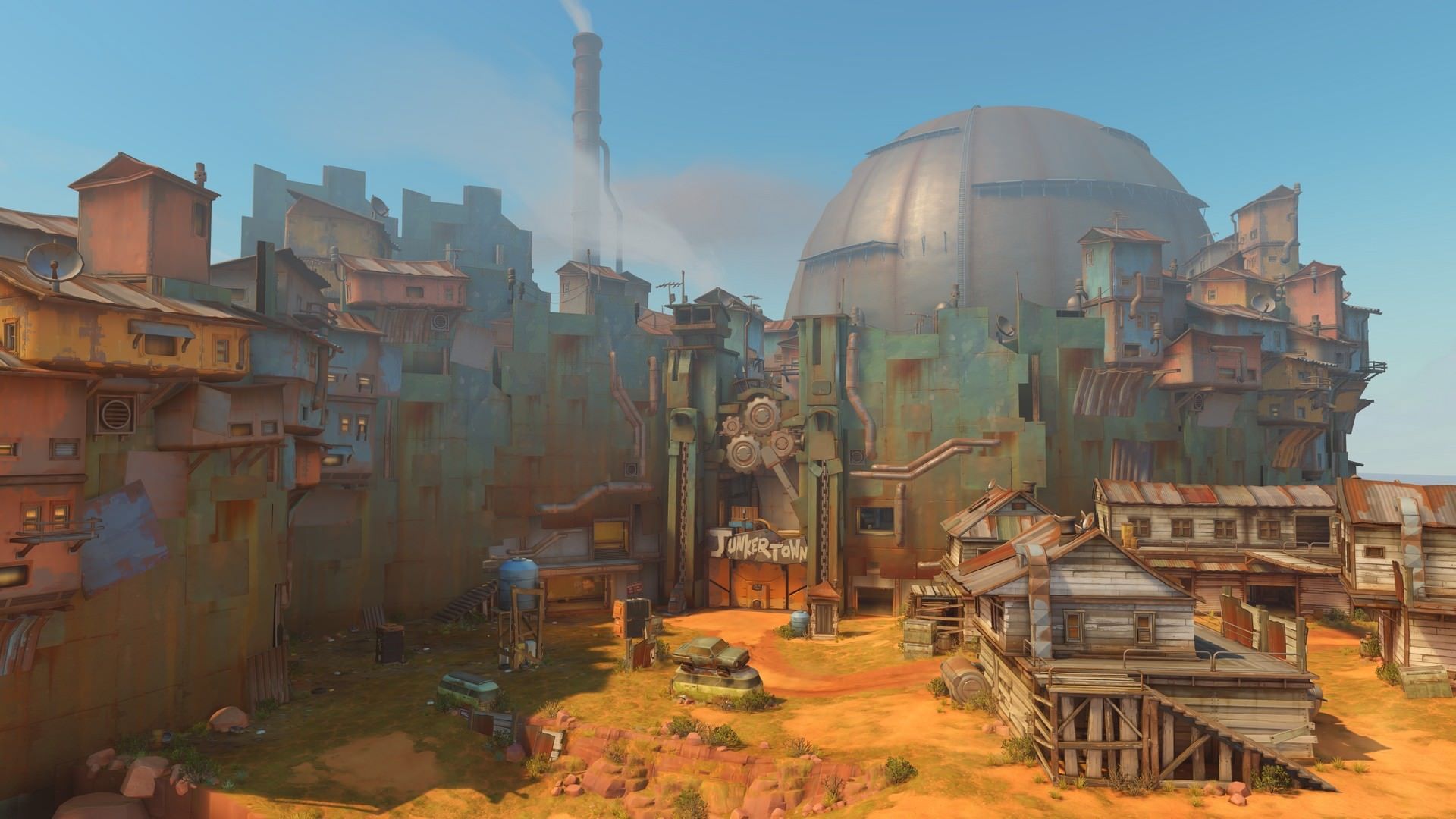 نقشه Junkertown بازی Overwatch