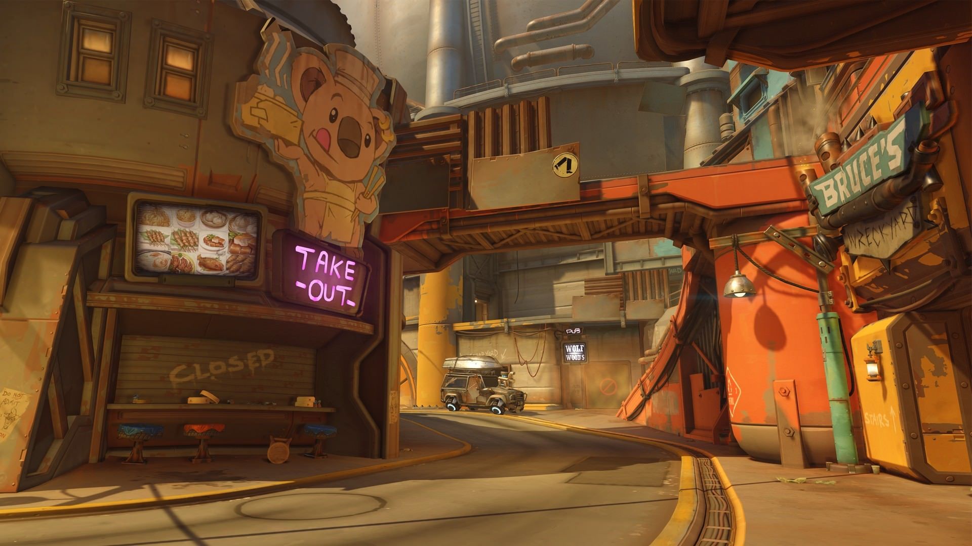 نقشه Junkertown بازی Overwatch
